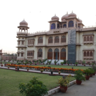Visit to Mohatta Palace for the exhibition of Rashid Rana works...